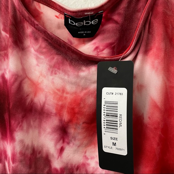 011. NWT SUPER Soft Bebe Tie-dye Maxi Tank Top Dress - Picture 4 of 10